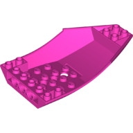 Lego kokpit spodní část 10x6x2, tmavě růžová (6223642)
